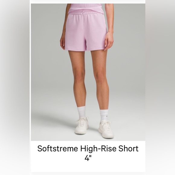 lululemon athletica Pants - Lululemon Softstreme High Rise Short Vita Pink